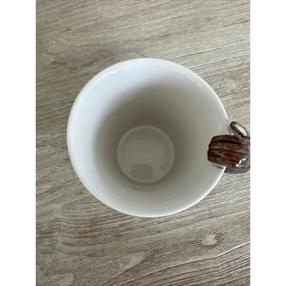 Pier 1 Monkey Mug Chimpanzee 3D Arm Handle 21 oz Coffee Tea Mug Cup Hand Painted